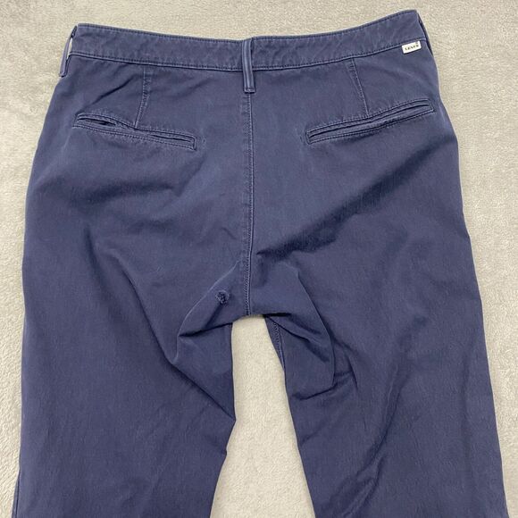 Levis Pants Mens 34x32 Blue Performance Stretch Comfort Mid Rise Straight Leg - Picture 12 of 14